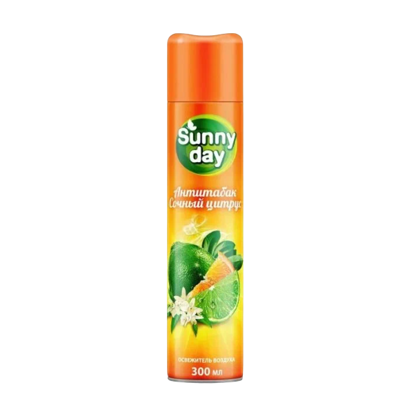 Освежитель воздуха "Антитабак" SUNNY DAY 300мл.(12шт)