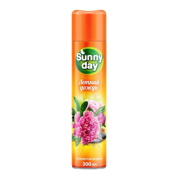Освежитель воздуха "Летний дождь" SUNNY DAY 300мл.(12шт)