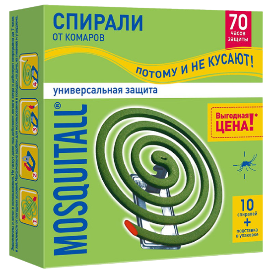 Спирали от комаров (10штх60уп)