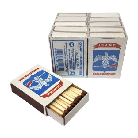 Спички Балабановские (100упх10шт)