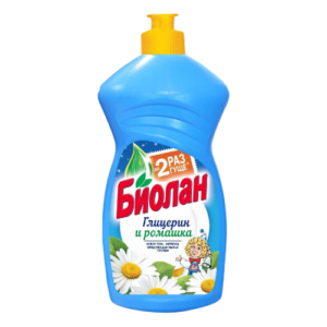 Средство для мытья посуды Апельсин и Лимон БИОЛАН 450г.(20шт/кор)