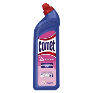 Средство для чистки ванных комнат и санузлов (гель) COMET 0,5л.(12шт/кор)
