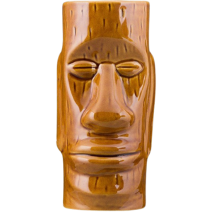 Стакан д коктейлей «Tiki» 350мл (1) Стакан д/коктейлей "Tiki" 350мл. керамика коричнев.черный Арт.01170814