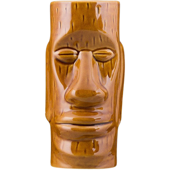 Стакан д/коктейлей "Tiki" 350мл. керамика коричнев.черный  Арт.01170814