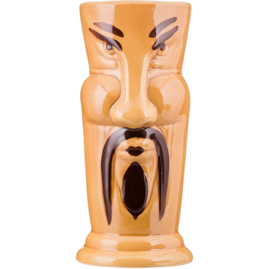 Стакан д/коктейлей "Tiki" 350мл. керамика коричнев.черный  Арт.01170813
