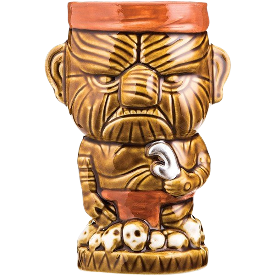 Стакан д/коктейлей "Tiki" 450мл. керамика коричневый  Арт.01170825