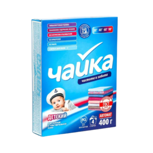 Стиральный порошое Чайка 400гр. автомат Детский (18шт/уп)