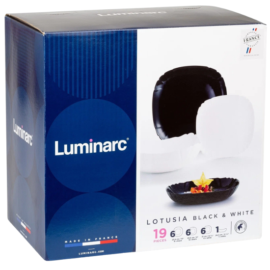 Столовый набор 19пр Лотусия  Luminarc  Арт.Q3022