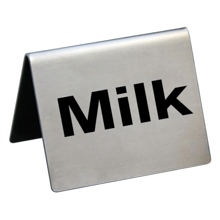 Табличка "Milk" 5х4см сталь P.L. Арт.81200200