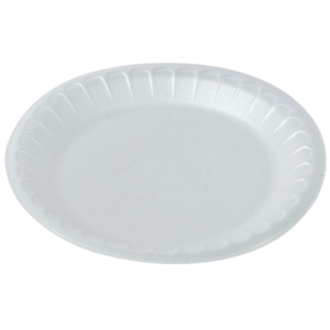 Тарелка вспен. белая Протек (225х20) (1200 коробка)