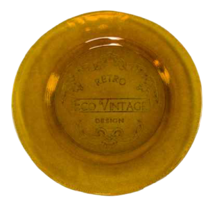 Тарелка круглая 20см высота 2см стекло Eco Vintage Maditerranea Испания  Арт.8034С014