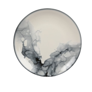 Тарелка круглая плоская d=27см  фарфор Gourmet Marble цвет мрамор Арт.GBSEO27DUR1360