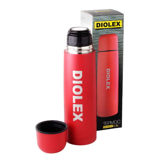 Термос 500мл. цветной Diolex Арт.DX-500-2
