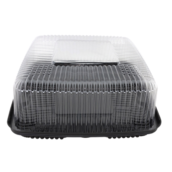 Тортница ИП-240 дно корич. 2кг 267х267х118 Интерпласт (80шт)