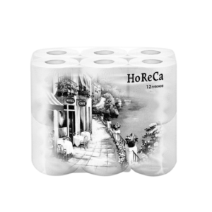 Туалетная бумага Plushe HORECA 2-ух сл. 14м (12рул в упаковке) (8уп)