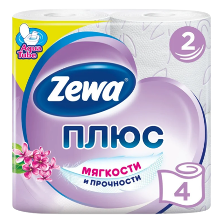 Туалетная бумага ZEWA сирень 2-х сл