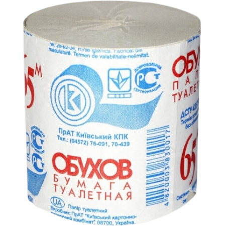 Туалетная бумага Обухов (48упак)