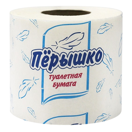 Туалетная бумага  Перышко 2-ух слойные,Белая