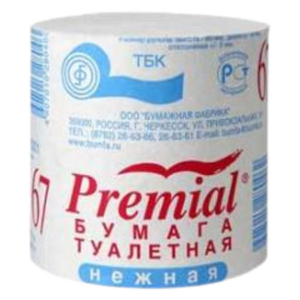 Туалетная бумага Премиал Нежная 67 (48уп)