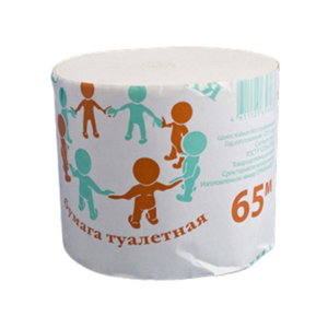 Туалетная бумага Социальная 65  (50упаковка)