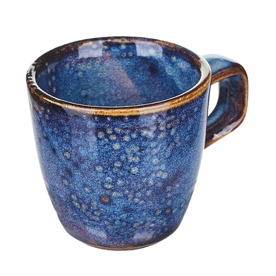 Чашка кофейная 100мл "Iris" d=62,h=85mm KunstWerk голубой Арт.3130939