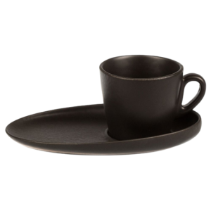 Чашка с блюдцем 100мл Espresso   "BLACK STAR" P.L. Арт.81223143