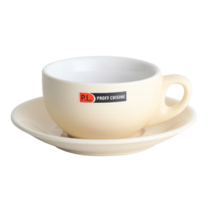 Чашка с блюдцем 220мл Barista бежевая P.L. Арт.81223987