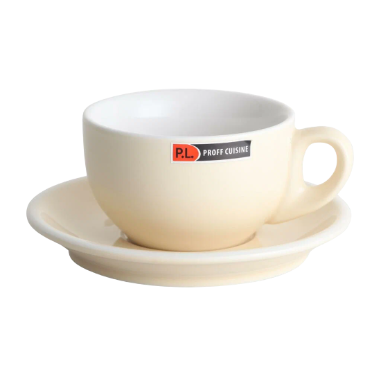 Чашка с блюдцем 280мл Barista бежевая P.L. Арт.81223988
