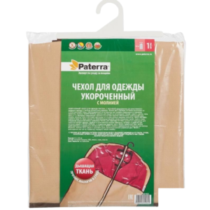 Чехол для одежды Patterra с молнией укороч 60х102см Арт.402-413