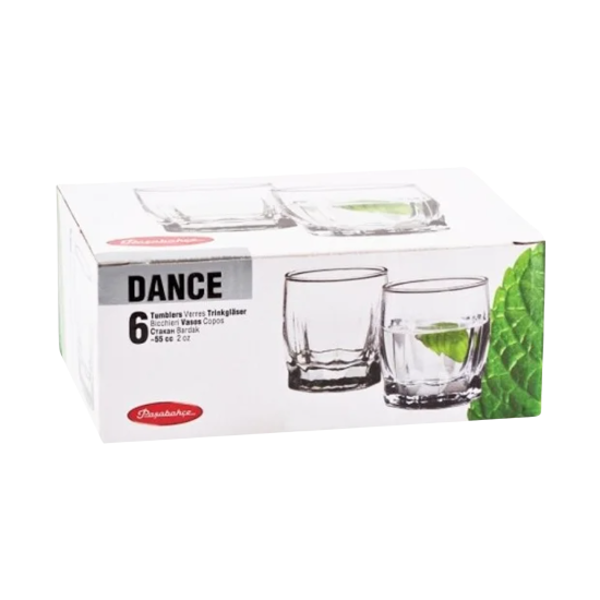 набор стаканов  DANCE 6шт 60мл(водка)  Арт.42864В