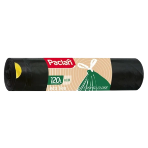 пакет мус. 120л. с завязкой Паклан (18рул)