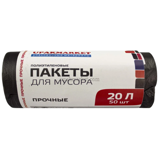 пакет мус. 20лит.30шт прочные ПНД DONNY 7,5мкм  (50уп)
