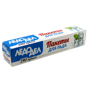 пакеты для льда 240 кубика "Ледодел" 48шт в коробке