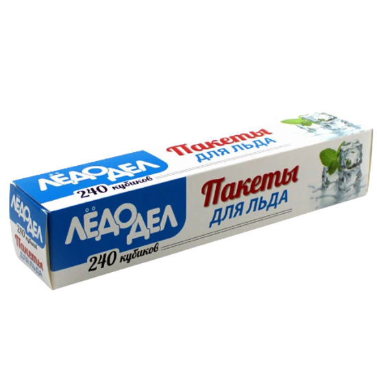 пакеты для льда 240 кубика "Ледодел" 48шт в коробке