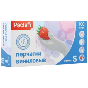 перчатки винил. неопудр.Авиора S