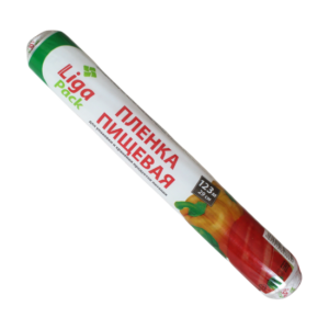 пищевая пленка 300мм, 123м белая в коробке с ножом (12 рул.)