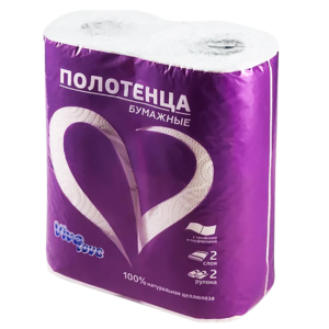 полотенца бумажные VIVA LOVE 10м(16упх2шт)