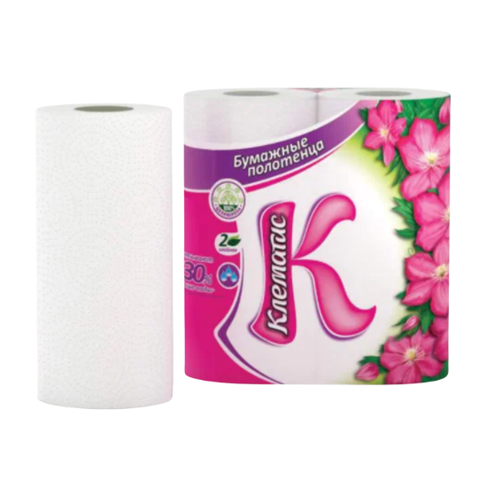 полотенце Клематис 2 сл.12упХ4рул)