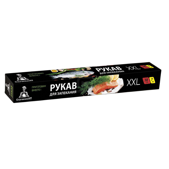 рукав для запекания Gurmanoff  XXL 38х7м (1корх24упак.)