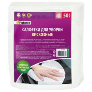 салфетка "Вискоза" 30х40 PATERRA 50шт (20уп)