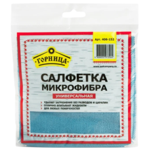 салфетка из микрофибры 30х30 «Горница (100уп) салфетка из микрофибры 30х30 "Горница (100уп)