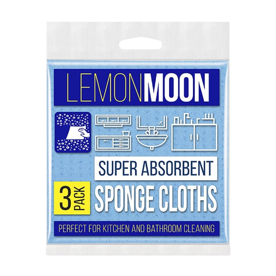 салфетка из циллюлозы15х15 Lemon Moon 3шт (36уп)