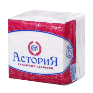 салфетки Астория белые 70л/20упак