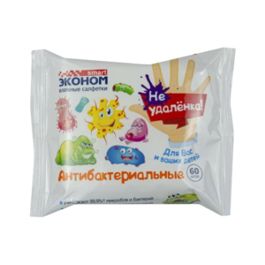 салфетки влажные по 60шт. Детские антибакт (30уп) Авангард