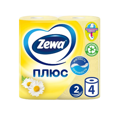 Туалетная бум. ZEWA Ромашка 2-х слойная