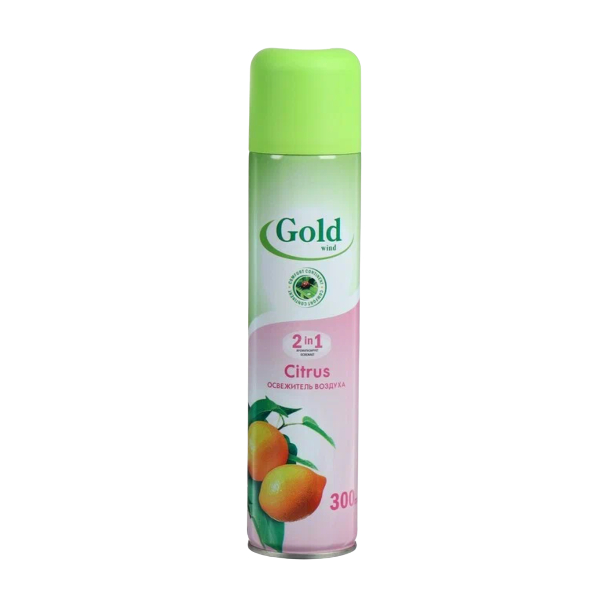 Освежитель воздуха ГОЛД ВИНД 300мл "Цитрус"(12шт)