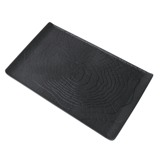 Блюдо прямоуг. "Blac Raw Wood" 33,5х20см фарфор P.L. Арт.81229871