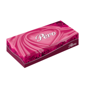 салфетки в коробке PERO 2-ух сл. 100шт(18уп)