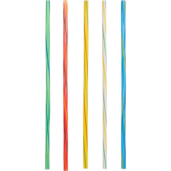 Трубочки для кокт. 8х240 витая полоса (23х250шт) (5750)