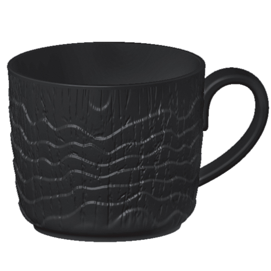 Кружка 370 мл, серия "Black Raw Wood" P.L. - ProffCuisine Артикул 81229849